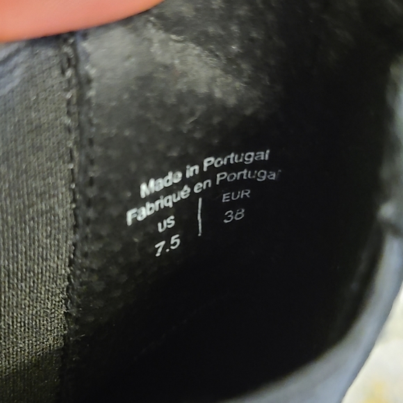 Little Burgundy Black Ankle Boots - Picture 4 of 8